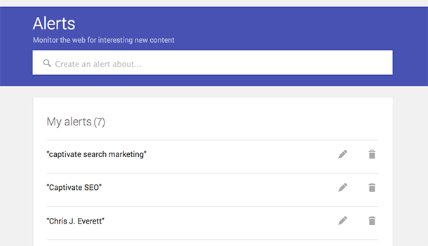 Google Alerts